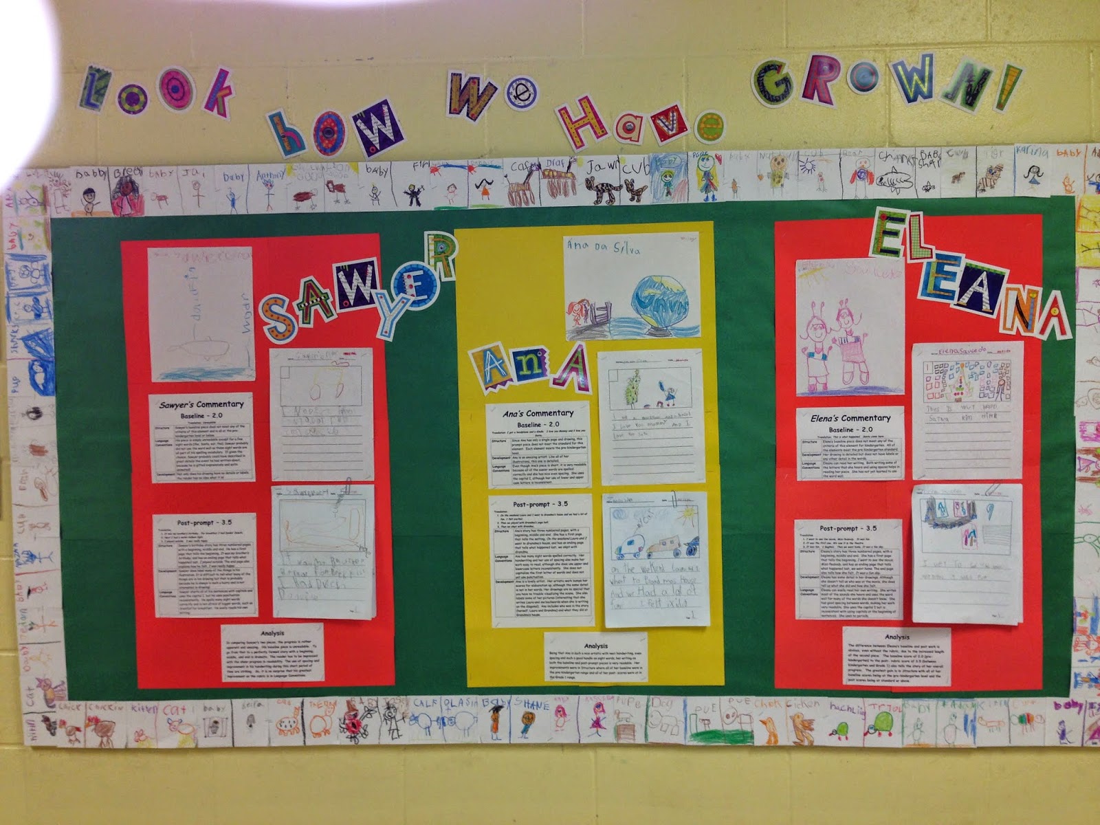 There's no place like First Grade! Look how we've grown!